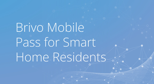 Brivo Mobile Pass Flyer for Smart Home Residents