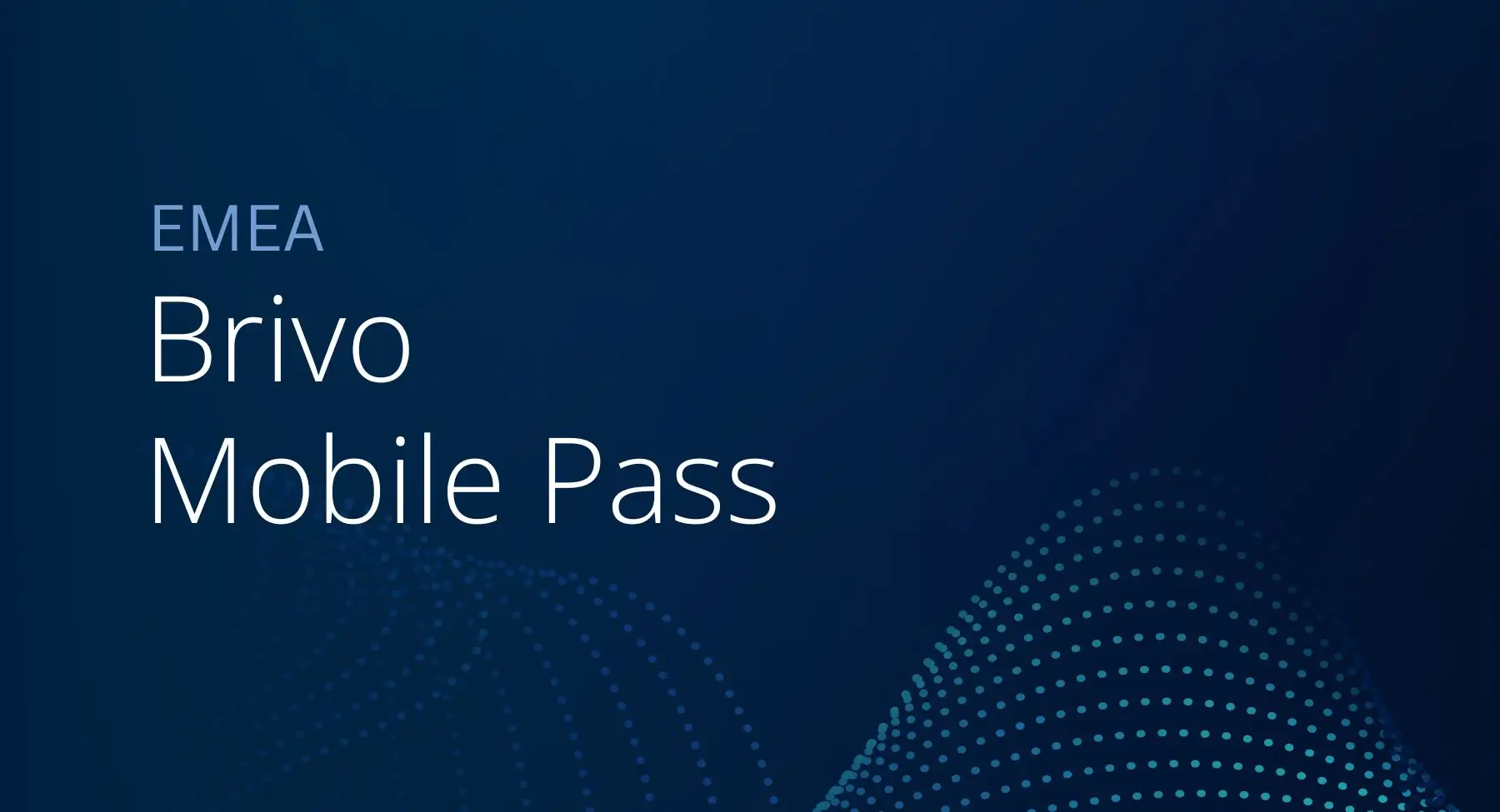 EMEA – Dutch – Brivo Mobile Pass