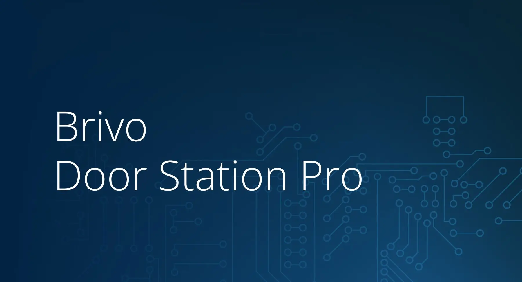 Brivo Door Station Pro Installation Guide